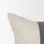 71436-CFD - Mason 14x26 Cream w/ Orange Stripe Pillow Cover w/Down Filler