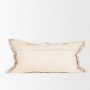 71443-CFD - Fraye 14x26 Oatmeal Multi-Tone Blend Pillow Cover w/Down Filler