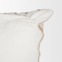 71461-CFD - Merrick 22x22 Square Natural Beige w/ Orange Stripes Decorative Pillow