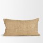 71471-CFD - Lowen 14x26 Lumbar Gold Woven Pillow Cover w/Down Filler