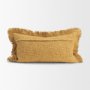 71532-CFD - Kambal 14x26 Mustard Cotton Pillow Cover w/Down Filler