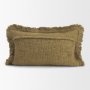 71537-CFD - Kambal 13x21 Dark Olive Cotton Pillow Cover w/Down Filler