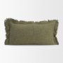 71544-CFD - Kambal 14x26 Evergreen Cotton Pillow Cover w/Down Filler