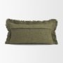 71544-CFD - Kambal 14x26 Evergreen Cotton Pillow Cover w/Down Filler