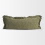 71546-CFD - Kambal 14x36 Evergreen Cotton Pillow Cover w/Down Filler