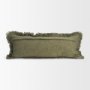 71546-CFD - Kambal 14x36 Evergreen Cotton Pillow Cover w/Down Filler
