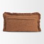 71552-CFD - Kambal 14x26 Mahogany Cotton Pillow Cover w/Down Filler