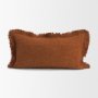 71556-CFD - Kambal 14x26 Copper Rust Cotton Pillow Cover w/Down Filler