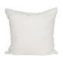 71463-CFNA - Levon 22x22 Plush Cream w/ Orange Dashed Stripes Pillow Cover w/Non-Allergen Filler