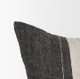 71431-CFNA - Cooper 20x20 Square Black w/ Cream Stripe Decorative Pillow Cover