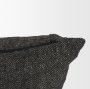 71431-CFNA - Cooper 20x20 Square Black w/ Cream Stripe Decorative Pillow Cover