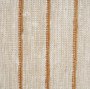 71461-CFNA - Merrick 22x22 Square Natural Beige w/ Orange Stripes Pillow Cover w/Non-Allergen Filler