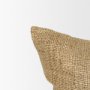 71470-CFNA - Lowen 22x22 Square Gold Woven Pillow Cover w/Non-Allergen Filler