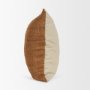 71466-CFNA - Lowen 22x22 Square Copper Rust Woven Pillow Cover w/Non-Allergen Filler