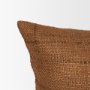 71466-CFNA - Lowen 22x22 Square Copper Rust Woven Pillow Cover w/Non-Allergen Filler