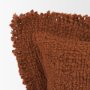 71555-CFNA - Kambal 20x20 Copper Rust Cotton Pillow Cover w/Non-Allergen Filler
