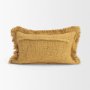 71533-CFNA - Kambal 13x21 Mustard Cotton Pillow Cover w/Non-Allergen Filler