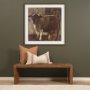 71036 - Estelle Rustic Brown Reclaimed Wood Bench