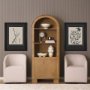 16238 - Pandora Plant by Cristina Bartl Villa Hand-Embellished Textured Framed Artwork Matted under Glass