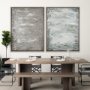 102812-FL - Verdant II by Mercana Studio Hand-Embellished Textured Framed Canvas Artwork