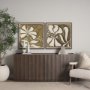 102816-FS - Spanish Tile Light II by Mercana Studio Hand-Embellished Textured Framed Canvas Artwork
