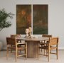 102820-L - Resolute I by Mercana Studio Hand-Embellished Textured Canvas 