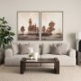 102831-FL - Quiet Horizon II by Mercana Studio Hand-Embellished Textured Framed Canvas Artwork