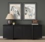 16183 - Elegant Beauties II by Mercana Studio Hand-Embellished Framed Artwork Matted under Glass
