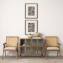 16196 - Fish Pattern II by Mercana Studio Hand-Embellished Textured Framed Artwork Matted under Glass