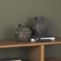 71660 - Douro Medium Earthy Brown Dotted Vase