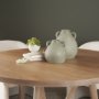 71661 - Cantara Small Sage Green Ceramic Milk Jug w/ Handles