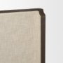 71826-ABC - Winslow Queen Upholstered Bedframe | Shelter Headboard | Oatmeal Fabric Fabric