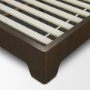 71826-ABC - Winslow Queen Upholstered Bedframe | Shelter Headboard | Oatmeal Fabric Fabric