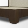 71826-ABC - Winslow Queen Upholstered Bedframe | Shelter Headboard | Oatmeal Fabric Fabric