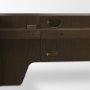71826-ABC - Winslow Queen Upholstered Bedframe | Shelter Headboard | Oatmeal Fabric Fabric