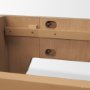 71827-ABC - Winslet Queen Upholstered Bedframe | Shelter Headboard | Burgundy Performance Fabric