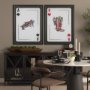 16110 - Wild West II by Mercana Studio Hand-Embellished Framed Artwork Matted under Glass