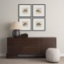 16219 - Straw by Mercana Studio Hand-Embellished Textured Framed Artwork Matted under Glass