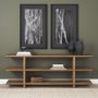 71744 - Boden 74" Wood Console Table w/ Open Shelves