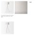 69844 - Ambrose 20.0L x 20.0W x 61.8H Silver Metal W/Beige Fabric Shade Floor Lamp
