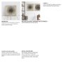 100007-S - Cross Cut IV (MC) by Mercana Studio a Hand Embellished Textured Canvas