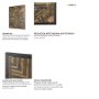 102860-FL - Bronze Geometry II by Mercana Studio Hand-Embellished Textured Framed Canvas Artwork
