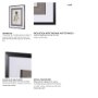 13969 - Soft Blue Botanoicals VI by Mercana Studio Hand Embellished Framed Art Print Matted under Glass