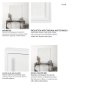 15112 - Equal Quadrants White by Studio M a handmade Original Framed 3D Textured Artwork under Glass