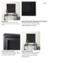15113 - Equal Quadrants Black by Studio M a handmade Original Framed 3D Textured Artwork under Glass