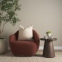 71501-AB - Hudson Burgundy Fabric Upholstered Swivel Chair