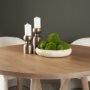 71613 - Ophelia Cream and Beige Glazed Terracotta Decorative Bowl