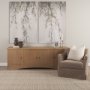 71780 - Ellington Slipcovered Slope Arm Accent Chair | Stonewashed Latte Fabric