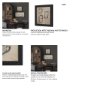 15841 - Vintage Tableware Sketch (Set of 2) by Mercana Studio Hand Embelished Textured Framed Canvas Matted