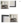 16005 - Linen Folds I by Mercana Studio Handmade Original Framed Artwork Matted under Glass